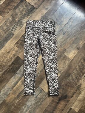ZYIA Leopard Print Leggings - Brown & Black